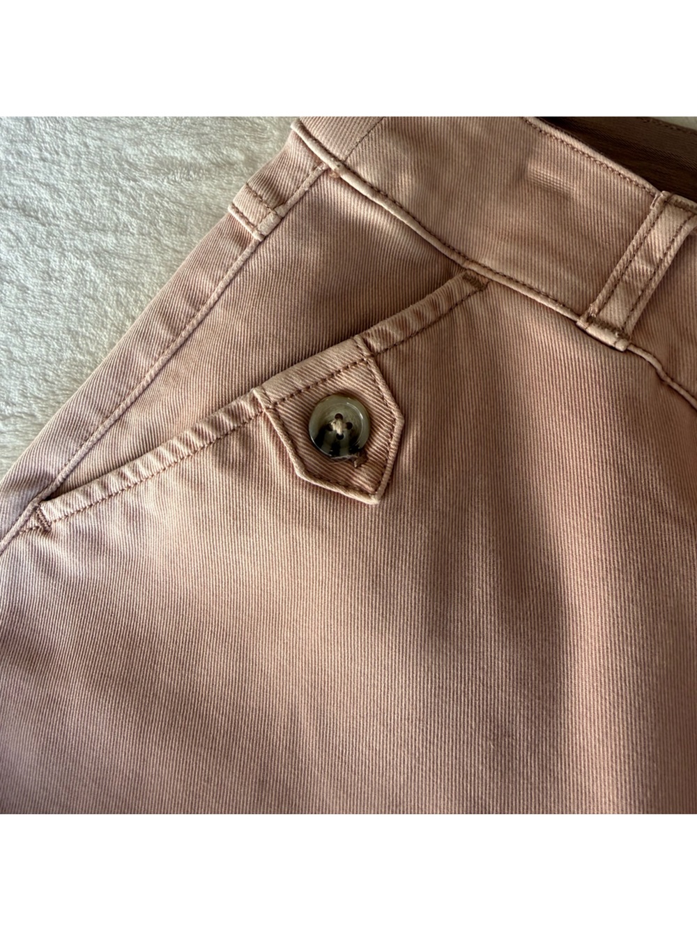 Spanx Muave Twill Cropped Wide-Leg Pants - Picture 11 of 12
